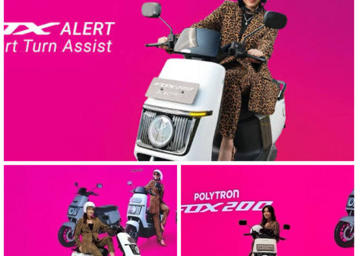Polytron Fox 200 Resmi Meluncur, Motor Listrik Stylish yang Ramah dan Nyaman untuk Pengendara Perempuan