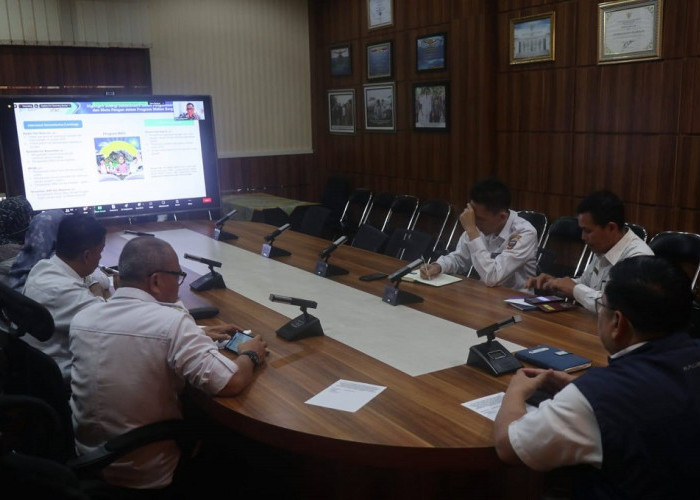 Perkuat Pelaporan ProSN, Sekda Ikuti Sosialisasi Kepmendagri 2026