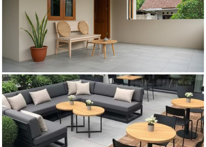 12 Inspirasi Teras Rumah Tanpa Pagar, Tetap Nyaman dan Aman Meski Hadap Jalan Raya