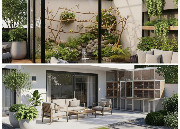 Inspirasi Teras Rumah Dekat Kandang Burung: Sudut Santai Asri dengan Nuansa Alam yang Hidup