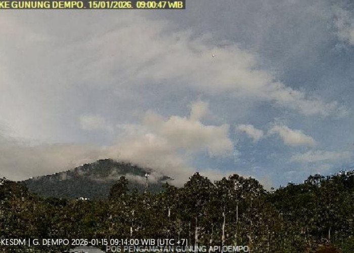 Gunung Dempo Masih Level Waspada: Aktivitas Vulkanik Terekam, Masyarakat Diminta Waspada Radius 1 Km