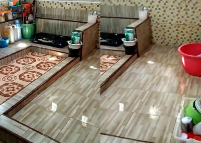 Desain Tempat Cuci Piring dengan Rak Gantung, Cocok untuk Ruang Kecil!