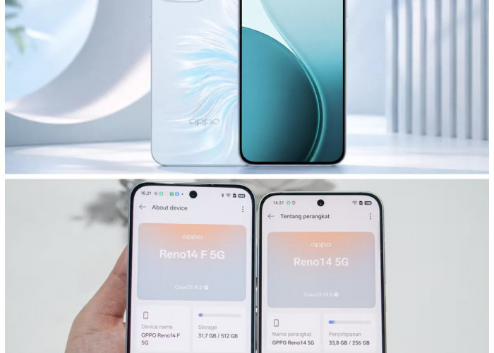 Performa vs Desain! Ini Perbedaan Paling Terasa Antara Redmi Note 14 5G dan OPPO Reno14 F 5G