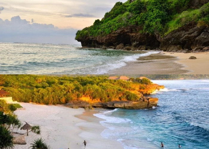 Pesona Keindahan Pantai Gunung Payung di Pesisir Samudra Hindia, Cocok Untuk Melepas Penat!