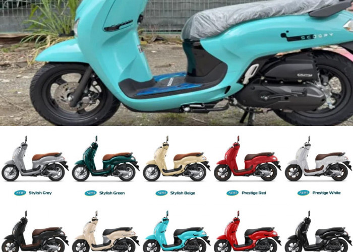 Honda Scoopy Warna Mint 2026, Stylish Banget dan Beda dari yang Lain