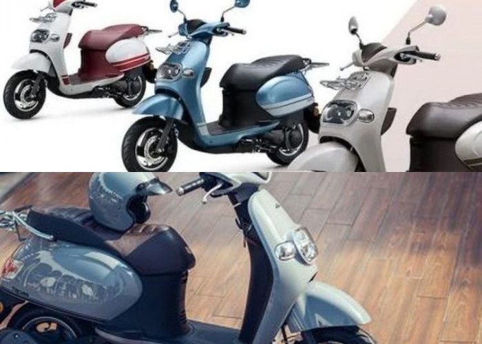 Honda Resmi Rilis Skutik Retro Modern Premium, Harga Rp 44 Juta Jadi Sorotan