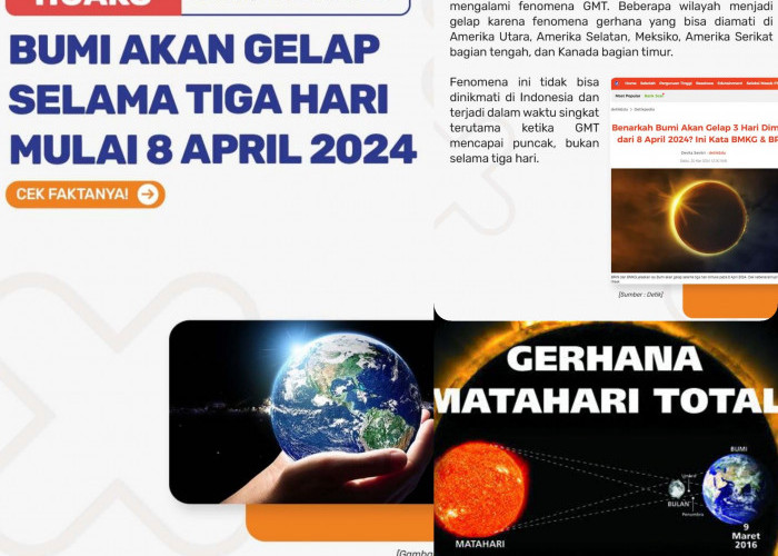 Sederet Fakta dan Hoaks Soal Gerhana Matahari Total 8 April 2024