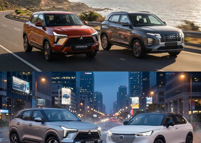 Mitsubishi Xforce vs Hyundai Creta, Adu SUV 1.500 cc: Mana yang Lebih Unggul dari Mesin, Fitur, dan Harga?