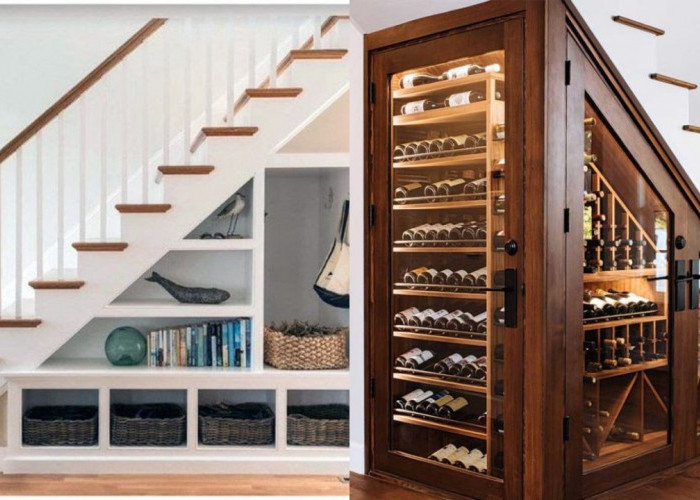 Inspirasi Lemari Bawah Tangga, Solusi Fungsional dan Estetik untuk Rumah Minimalis!