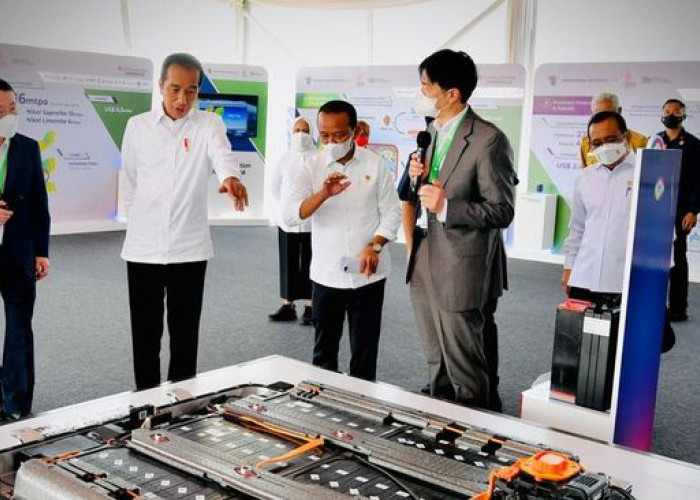 Pabrik Baterai Listrik Terbesar se ASEAN Resmi Beroperasi di RI