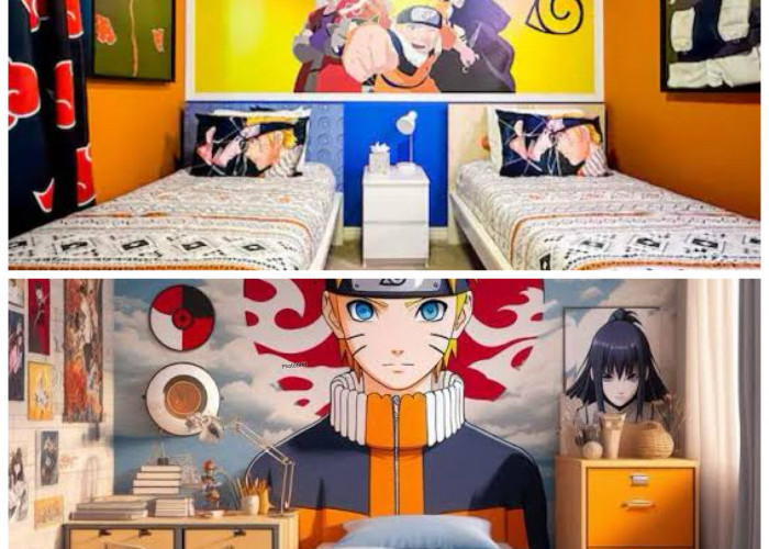 Kamar Tema Naruto yang Bikin Auto Jadi Hokage! 7 Desain Estetik Anti Norak!