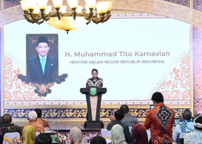 Wako - Wawako Pagar Alam Hadiri Halal Bihalal Tokoh Masyarakat Sumbagsel