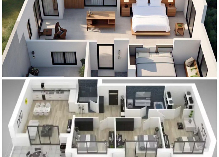 Rumah Modern Minimalis 3 Kamar Tidur: Tata Ruang Efisien dengan Sentuhan Elegan