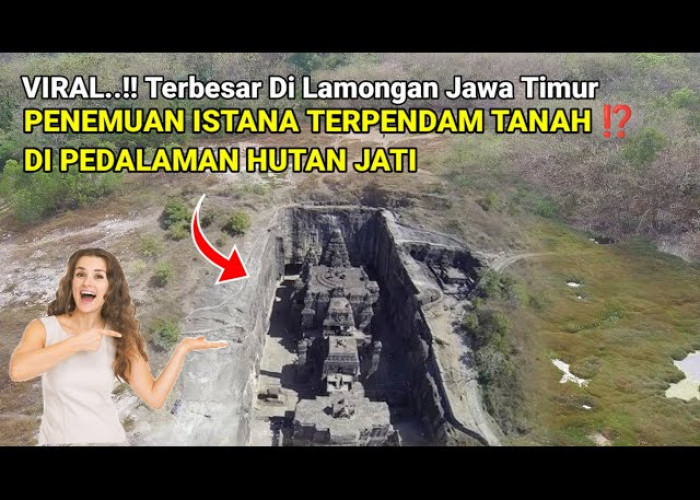 Viral! Penemuan Istana Terpendam Dalam Tanah Di Hutan Jati Lamongan Jawa Timur, Menjadi Situs Terbesar? 