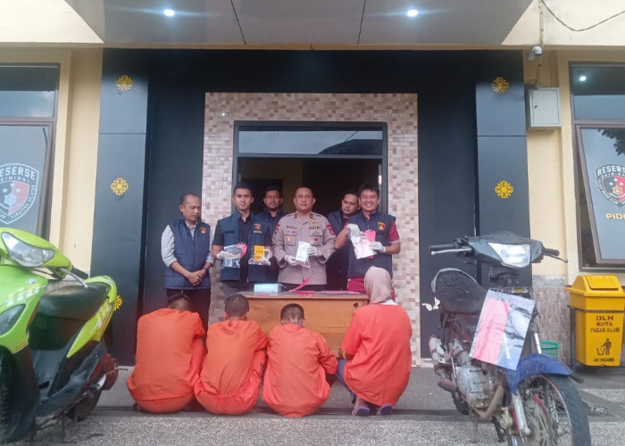 Satreskrim Gulung 4 Pelaku Curat dan Curanmor