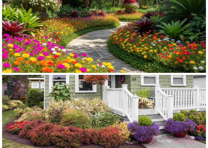 Kebun Bunga Ceria di Halaman Rumah, Inspirasi Segar yang Siap Curi Perhatian Tetangga