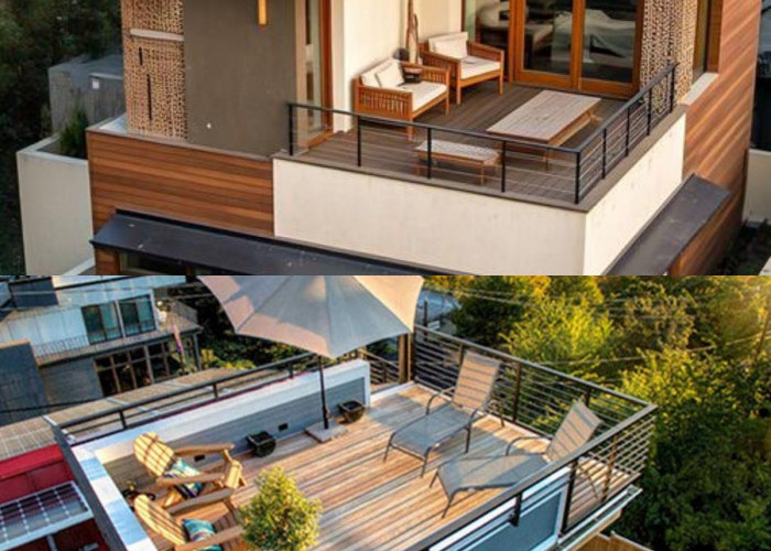 Rooftop Minimalis Makin Digemari, Area Santai Favorit di Rumah 2 Lantai yang Estetik dan Fungsional