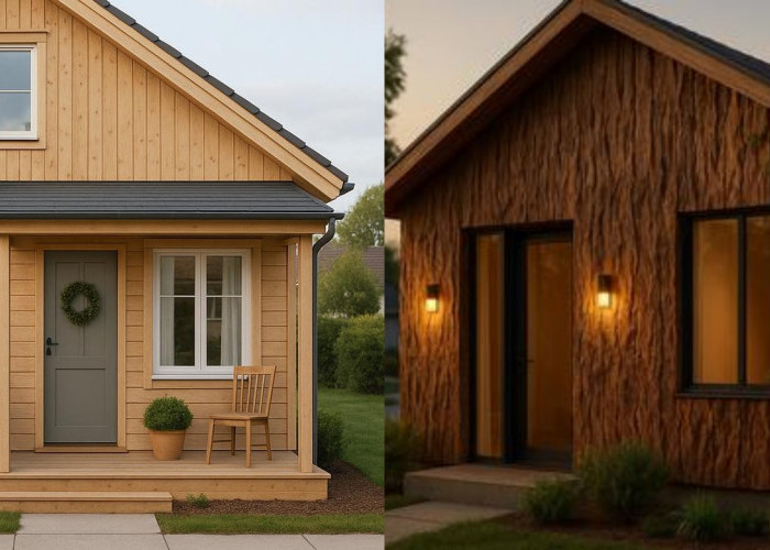 Desain Fasad Rumah Kayu 2026 yang Bikin Tampilan Depan Makin Elegan!