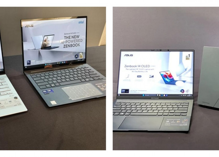 Zenbook 14 OLED UX3405CA, Laptop Tipis dengan Otak AI Super Canggih