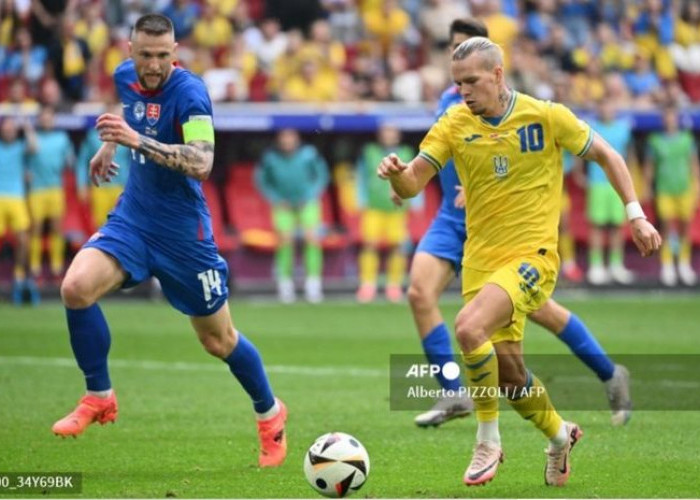 Ukraina Lakukan Comeback Epik, Kalahkan Slovakia 2-1 di EURO 2024