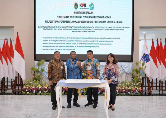 Sulut Jadi Percontohan Transformasi Layanan Pertanahan ATR/BPN dan KPK
