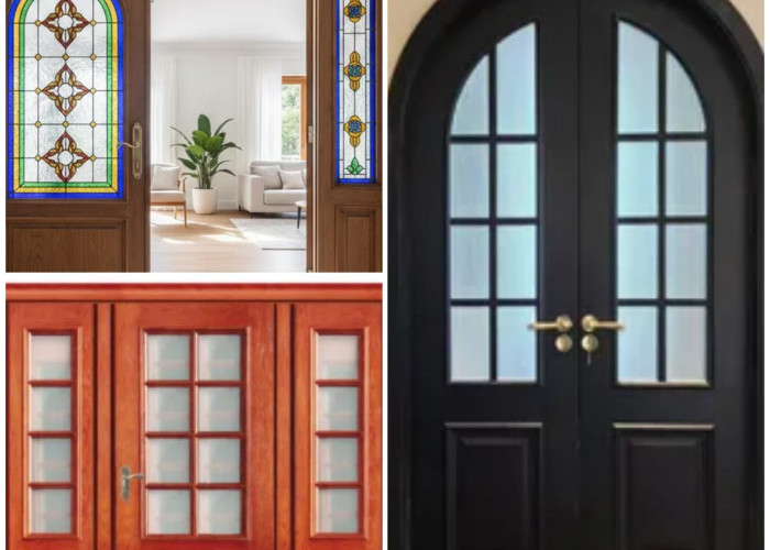 Rumah Terasa Lebih Terang! 6 Kombinasi Pintu Kayu dan Kaca yang Wajib Dicoba