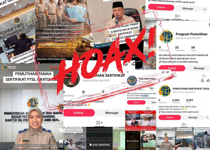 Kementerian ATR/BPN Pastikan Sertipikat Tanah Tidak Masuk Program Pemutihan