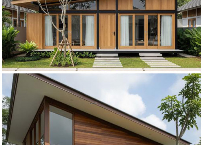 7 Inspirasi Rumah Minimalis Atap Sandar Modern, Desain Simpel yang Estetik dan Kekinian!