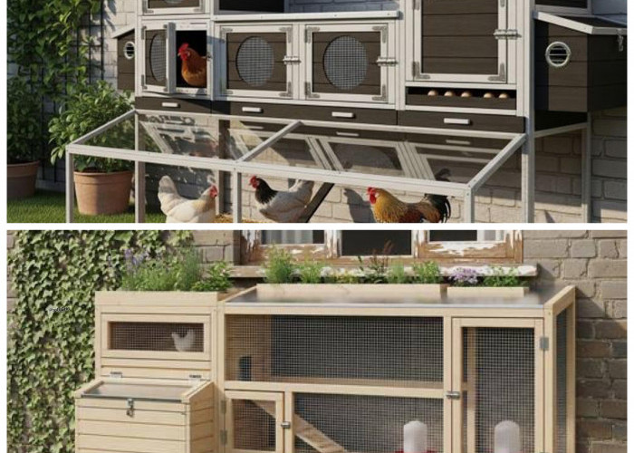 8 Desain Kandang Ayam Tempel Tembok yang Hemat Tempat, Cocok untuk Rumah Lahan Sempit!