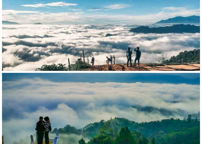 Eksplorasi Keindahan Negeri di Atas Awan Gunung Luhur di Lebak Banten, Punya Spot Foto Keren!