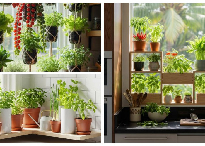 10 Ide Kebun Sayur Mini di Jendela Dapur, Bikin Ruang Sempit Jadi Produktif!