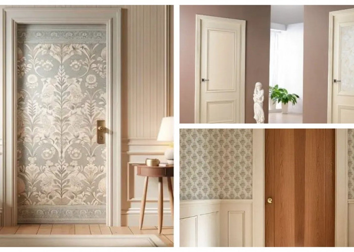 13 Ide Pintu Kamar Tidur Aesthetic yang Bikin Betah Tiduran Seharian, Kamar Sempit Jadi Berkelas!