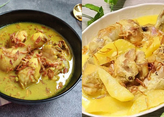 Begini Cara Membuat Opor Ayam Kentang Tanpa Santan, Masak Minim Minyak!