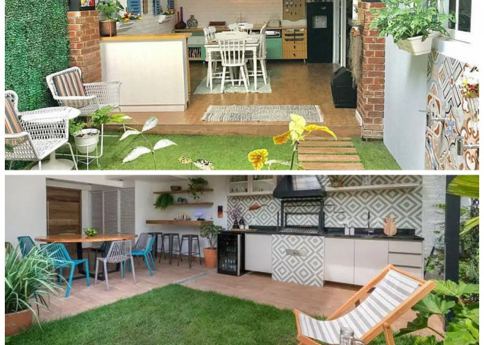 Masak Jadi Healing! 7 Inspirasi Dapur Terbuka Menyatu dengan Taman yang Bikin Suasana Rumah Makin Segar