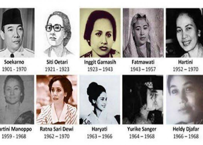 Menelisik Sejarah dan Misteri 5 Istri Soekarno, Siapa Sajakah Istri Presiden Indonesia Pertama Itu?