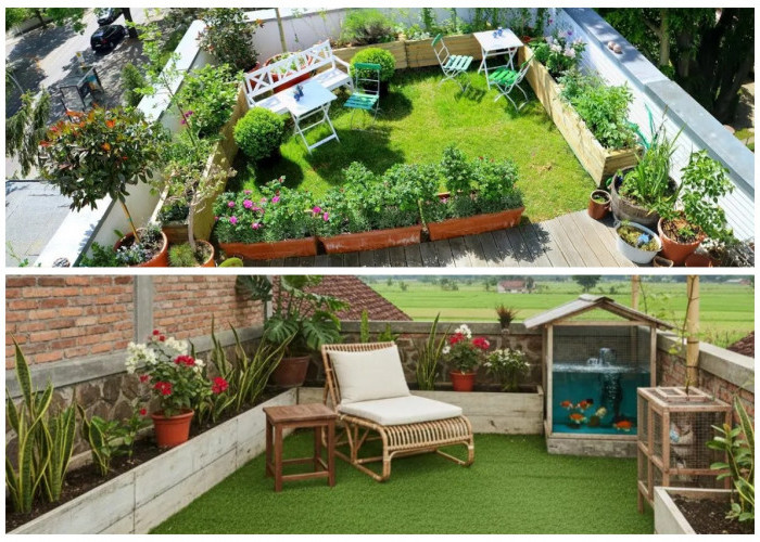 Desain Rooftop Garden Multifungsi: Tempat Ngopi Sekaligus Kebun Sayur Organik di Lahan Terbatas
