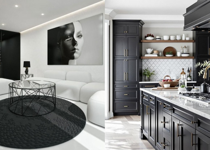 Model Rumah Monokrom Hitam Putih, Konsep Minimalis yang Makin Populer!