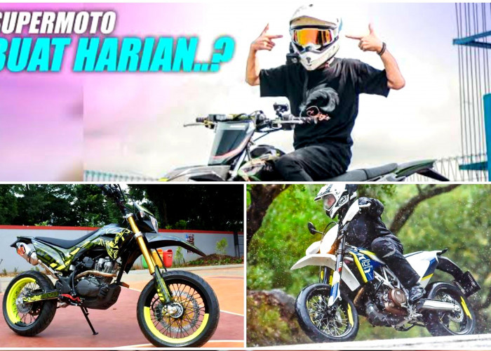 Praktis! Ini Alasan Supermoto Tetap Jadi Pilihan Jadi Kendaraan Sehari-hari