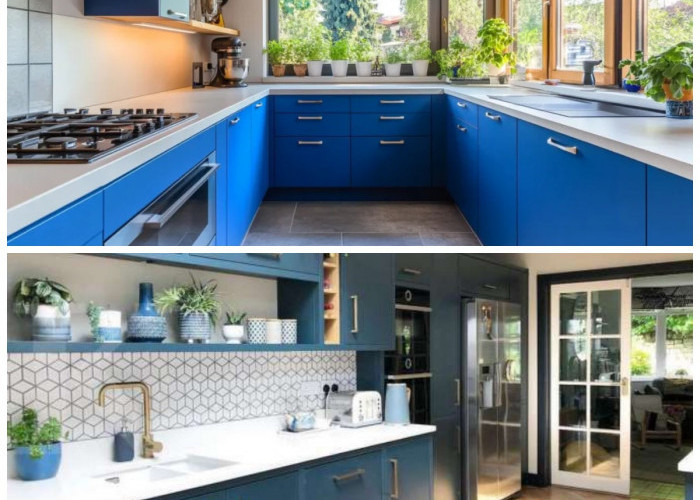 Inspirasi Desain Dapur Biru Modern, Hadirkan Nuansa Elegan dan Mewah di Rumah