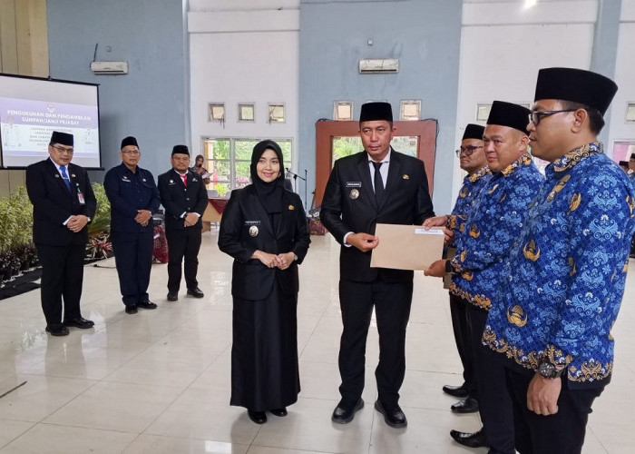 Walikota Lantik 441 Tenaga Administrator, Pengawas dan Fungsional   