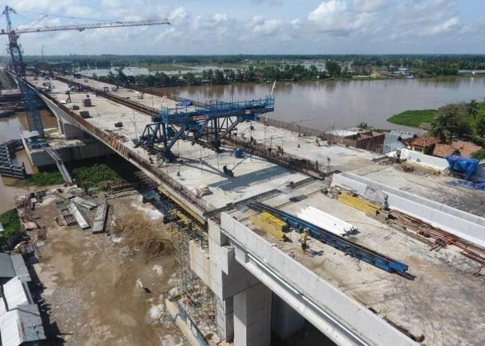 Proyek Jalan Tol Kapal Betung di Sumatera Selatan Beruntung Dibangun Kembali, Siap Rampung Akhir Tahun 2024