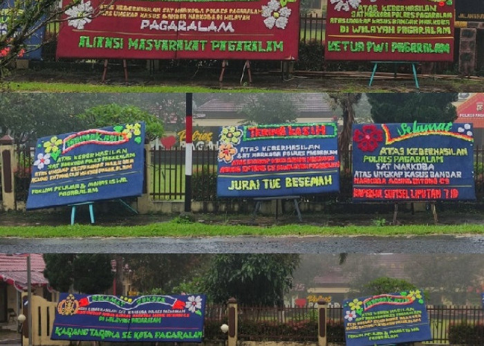 Gulung Komplotan Narkoba, Polres Pagar Alam Banjir Apresiasi Masyarakat