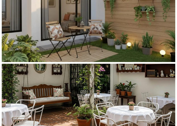 Inspirasi Halaman Belakang Jadi Tempat Ngopi Asyik, Bikin Betah Tanpa Harus ke Kafe