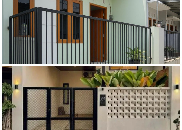 10 Model Pagar Mepet Teras yang Bikin Hunian Kamu Terlihat Mewah dan Luas
