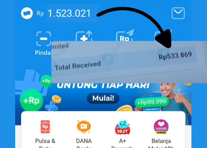 Benarkah Bisa Dapat 500 Ribu Saldo DANA Hanya dengan Membaca Berita?!