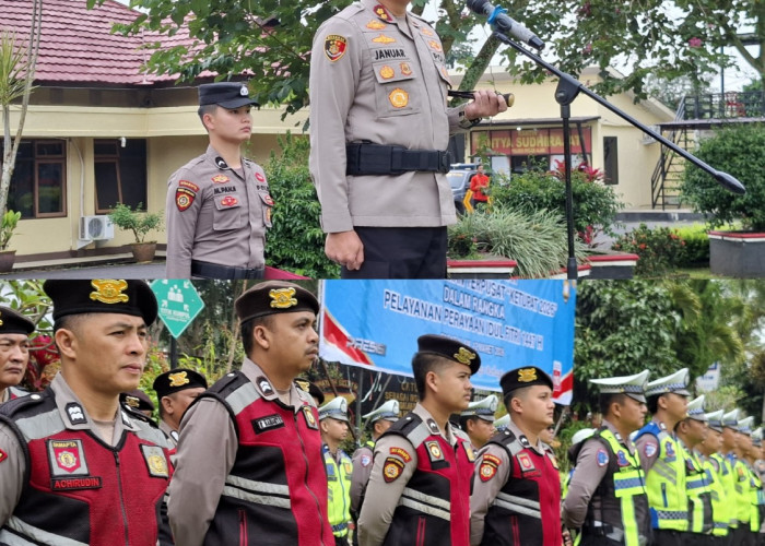 Pimpin Apel Gelar Pasukan Ops Ketupat Musi 2026, Kapolres : Bersinergi Amankan Mudik dan Lebaran di Pagar Alam
