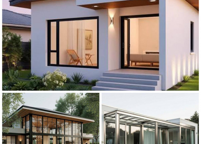 7 Inspirasi Rumah Tampak Depan Kaca 2026 yang Lagi Tren, Bikin Rumah Terlihat Mewah dan Modern!