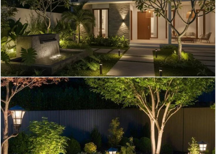 Seni Cahaya: Strategi Lighting Taman untuk Suasana Dramatis, Aman, dan Estetik