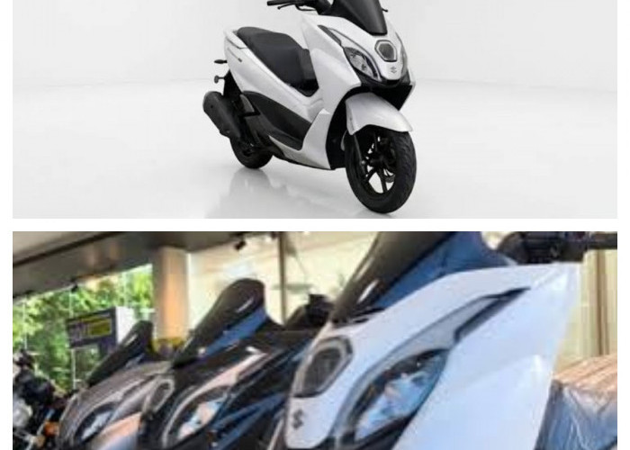 NMAX Wajib Waspada! Suzuki Burgman Terbaru Sudah Kelihatan di Dealer, Bawa Layar TFT Mewah