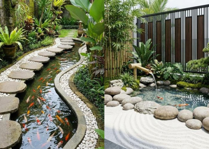 Ide Kolam Ikan Mini di Halaman Sempit agar Rumah Lebih Sejuk!